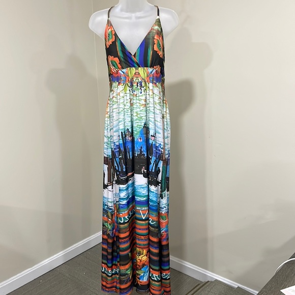 Just Love Dresses & Skirts - NWOT Just Love Floral Venezia Maxi Dress.  Size 2X plus